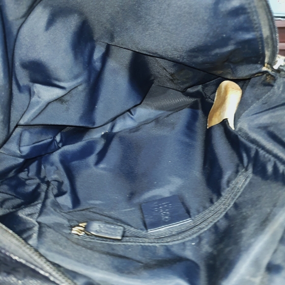 Gucci Monogram Classic Backpack Dark Navy Blue - Picture 9 of 16